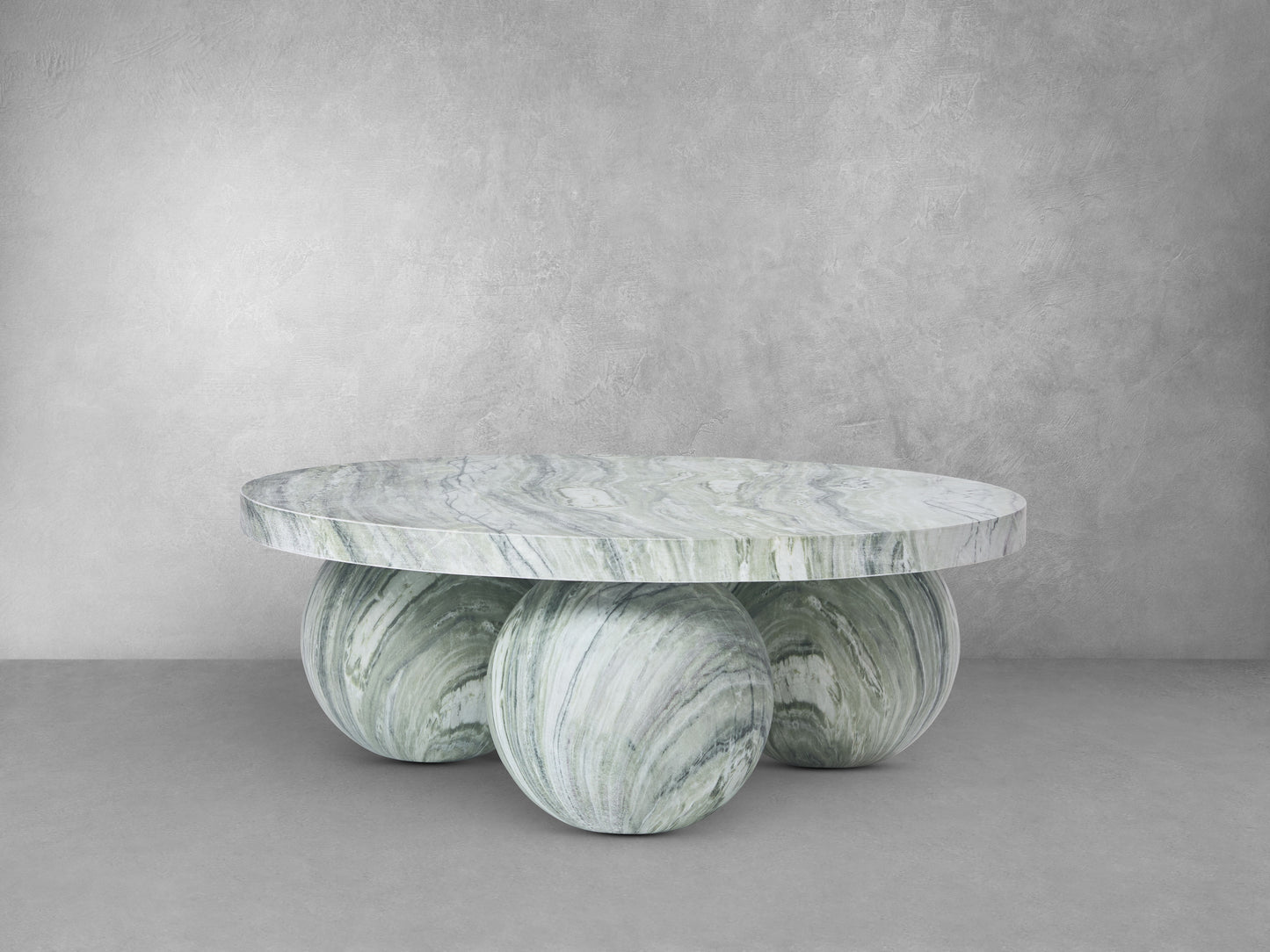 JoJo Fletcher Cosmo Faux Marble Coffee Table, Green