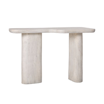 Vienna Faux Travertine Sofa Table