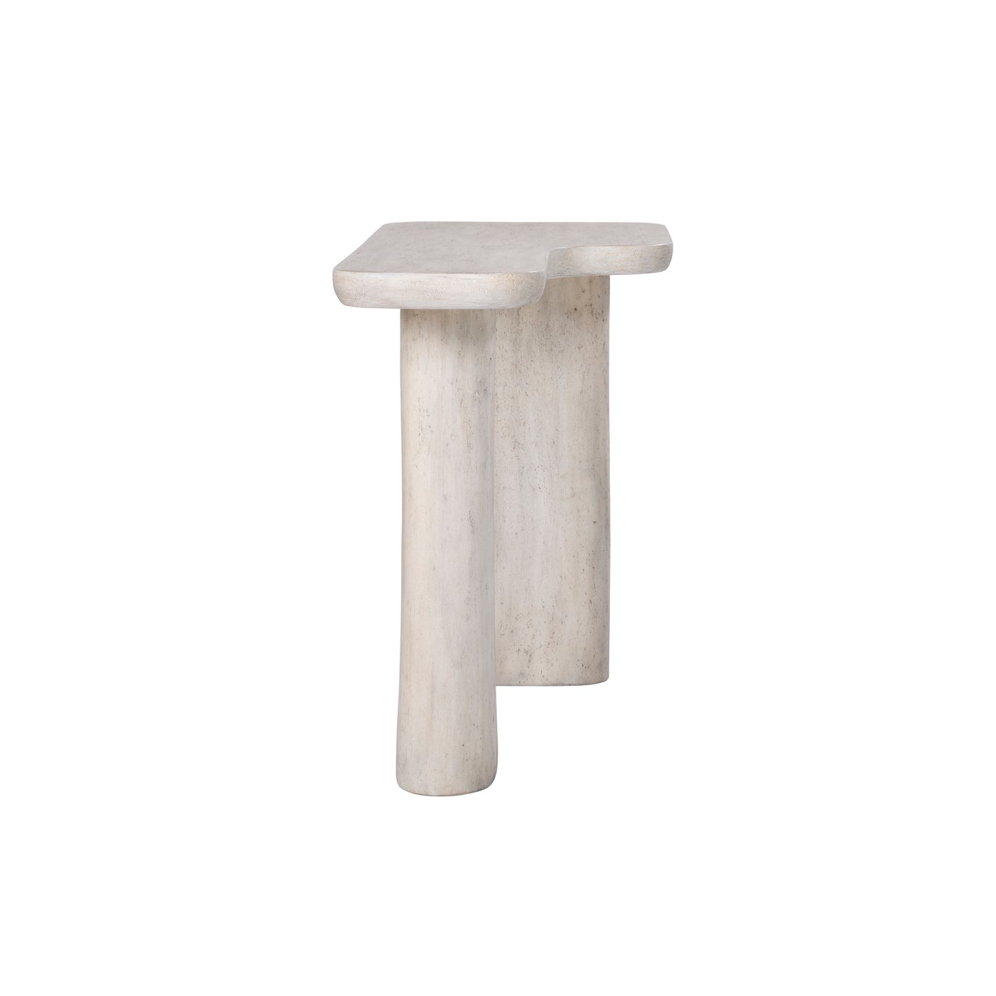 Vienna Faux Travertine Sofa Table