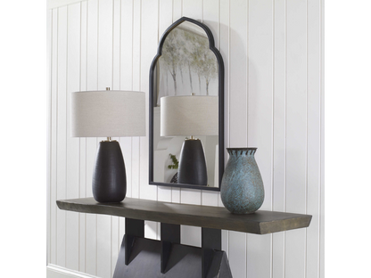 Abbyson Home Kalliop Black Arch Mirror