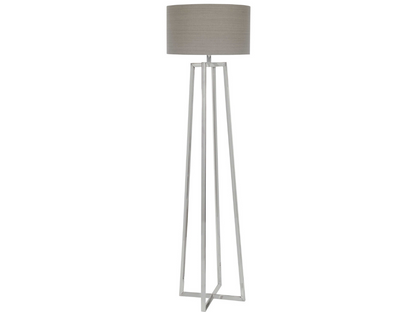 Abbyson Home Kep Polished Nickel Floor Lamp