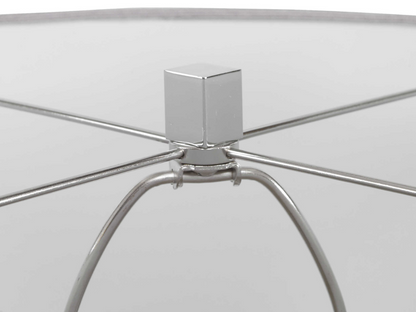 Abbyson Home Kep Polished Nickel Floor Lamp