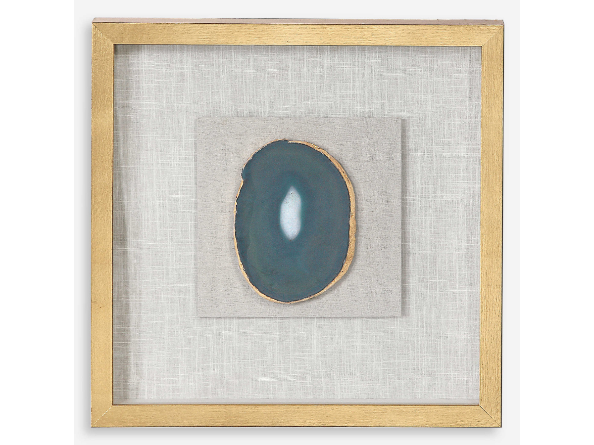 Abbyson Home Key Agate Stone Shadow Box