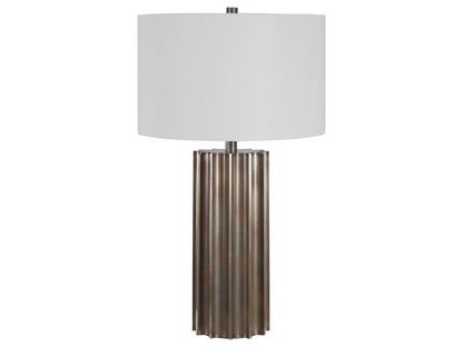 Abbyson Home Killian Gun Metal Table Lamp