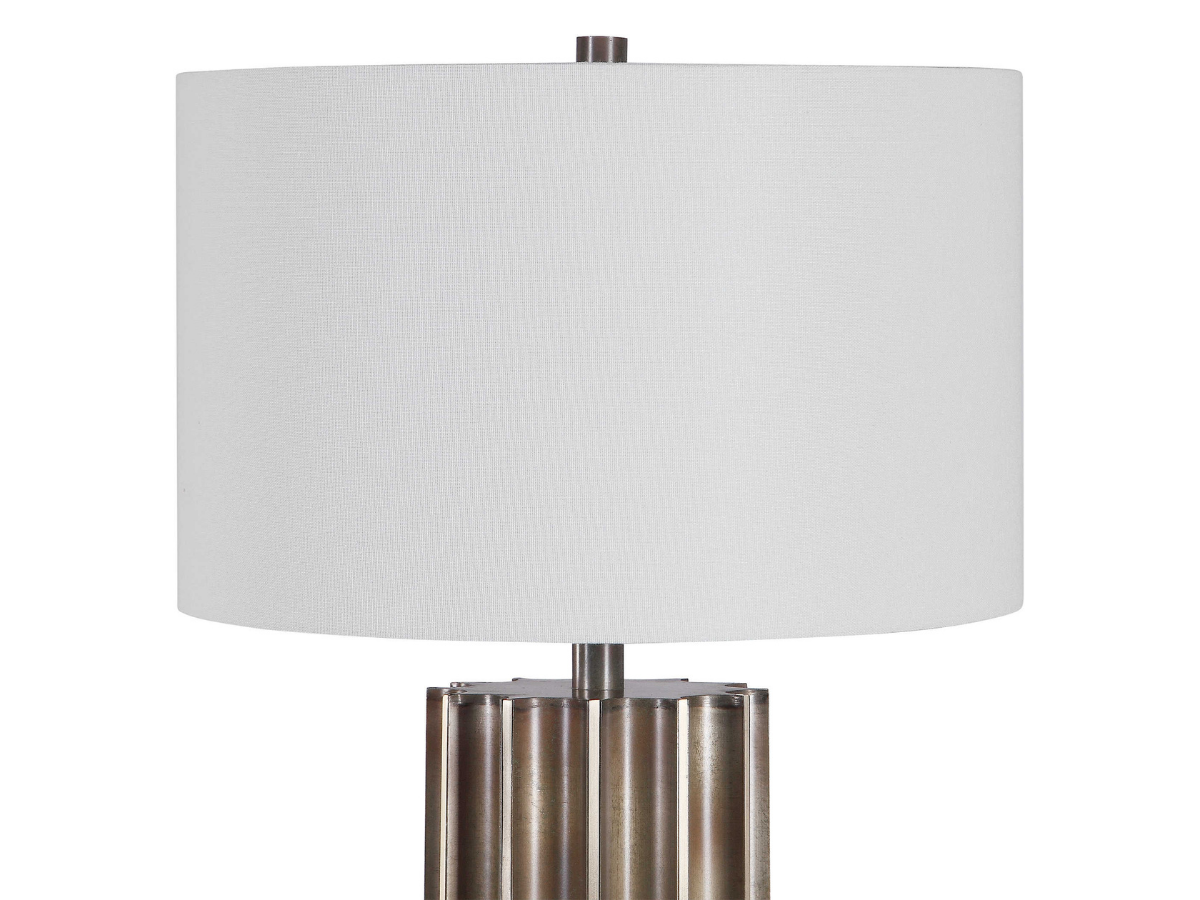 Abbyson Home Killian Gun Metal Table Lamp