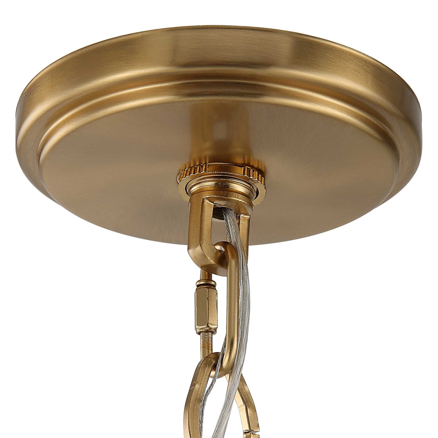 Abbyson Home Lautoka Rattan 8 Light Chandelier
