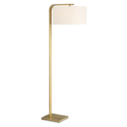 Abbyson Home Laight Antique Brass Floor Lamp