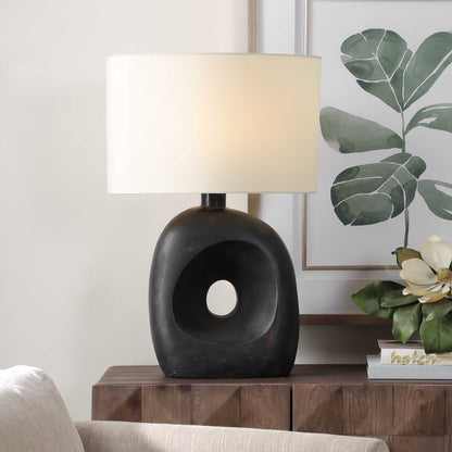 Abbyson Home Peephole Outdoor Bronze Table Lamp