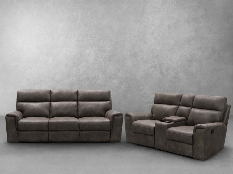 Lawrence Fabric Reclining Sofa And Loveseat Set