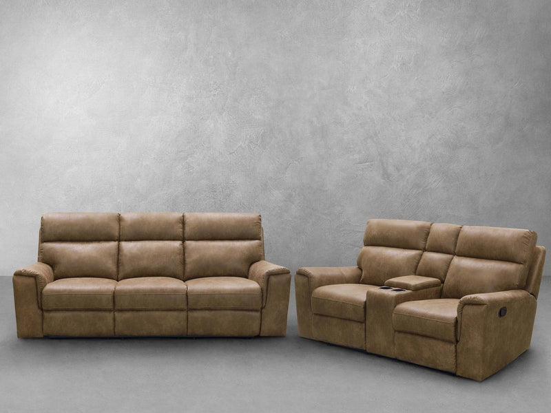 Lawrence Fabric Reclining Sofa And Loveseat Set