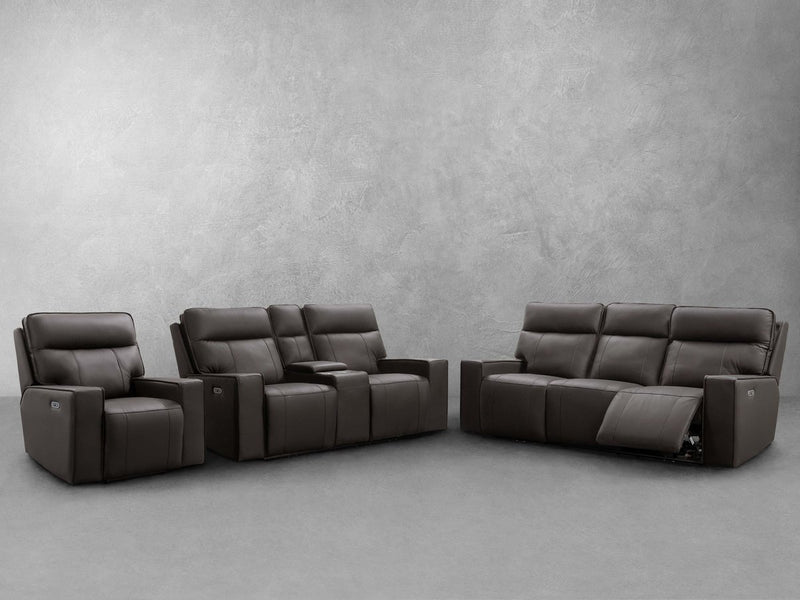 Layton 3-pc Leather Power Reclining Set