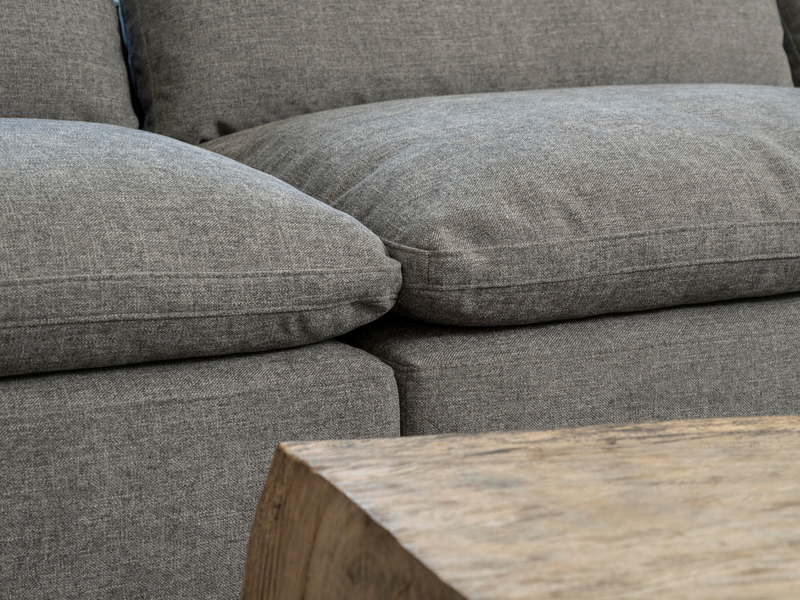 Luxe Feather and Down Armless Chair