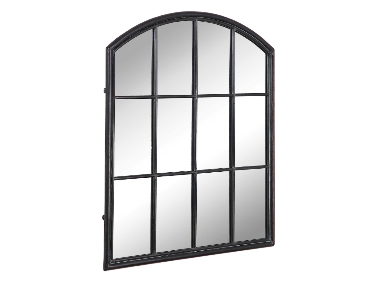 Abbyson Home Lynn Aged Black Arch Mirror