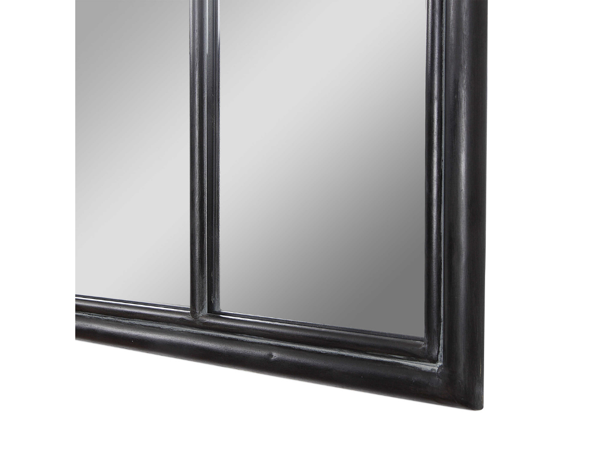 Abbyson Home Lynn Aged Black Arch Mirror