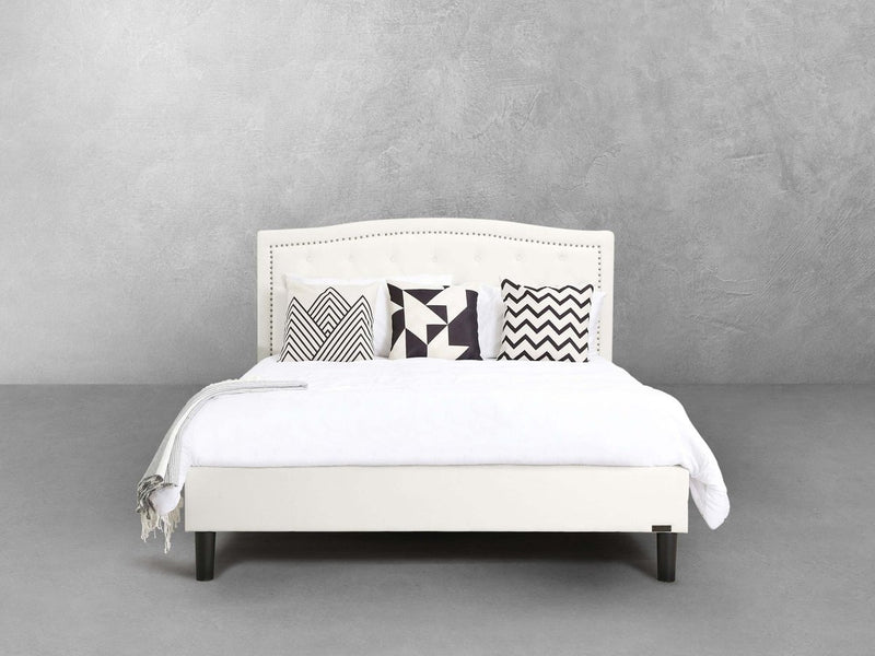 Mandy Black Tufted Bed