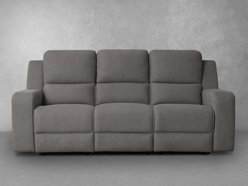Margaret Fabric Manual Reclining Sofa with Console