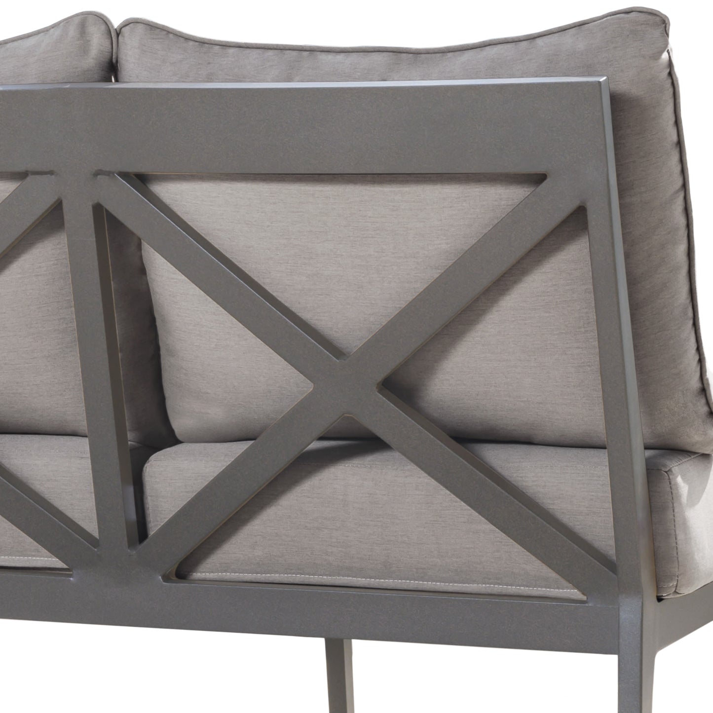 Marilla Outdoor Sectional - Gray (No Coffee Table)