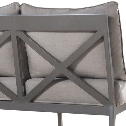 Marilla Outdoor Sectional - Gray (No Coffee Table)