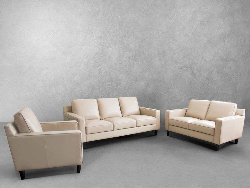 Milton 3-pc Leather Sofa Set