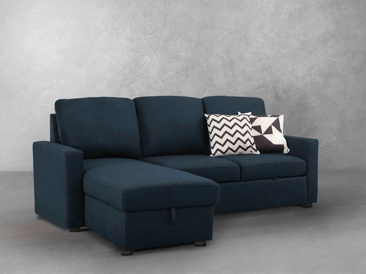 Newton sleeper sofa with storage chaise hotsell