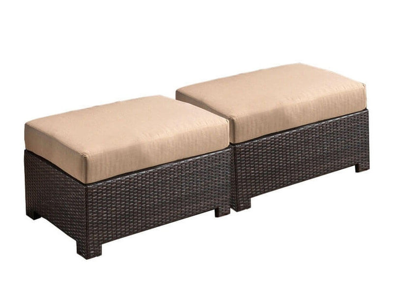Belmont Grey Seating, Ottoman (Pack of 2)