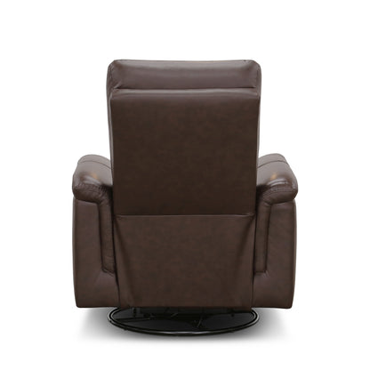 Palermo® Leather Power Glider Recliner - Brown