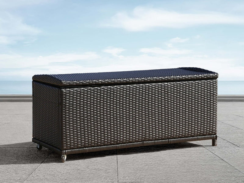 Pasadena Wicker Storage Ottoman