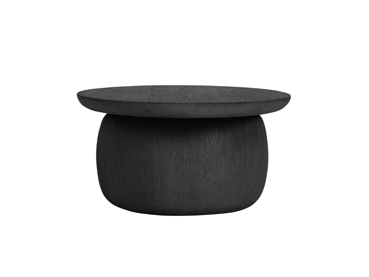 JoJo Fletcher Pauline 46"W Oak Coffee Table - Black