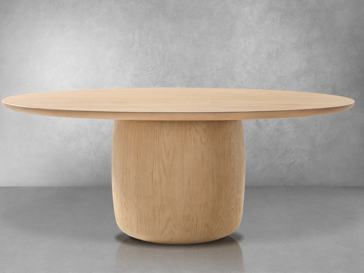 JoJo Fletcher Pauline Oak Oval Dining Table 78" - Blonde