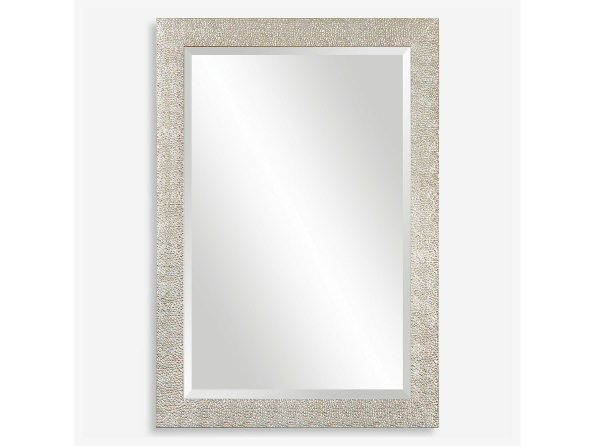 Abbyson Home Philomena Antiqued Silver Mirror