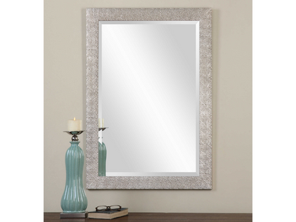 Abbyson Home Philomena Antiqued Silver Mirror