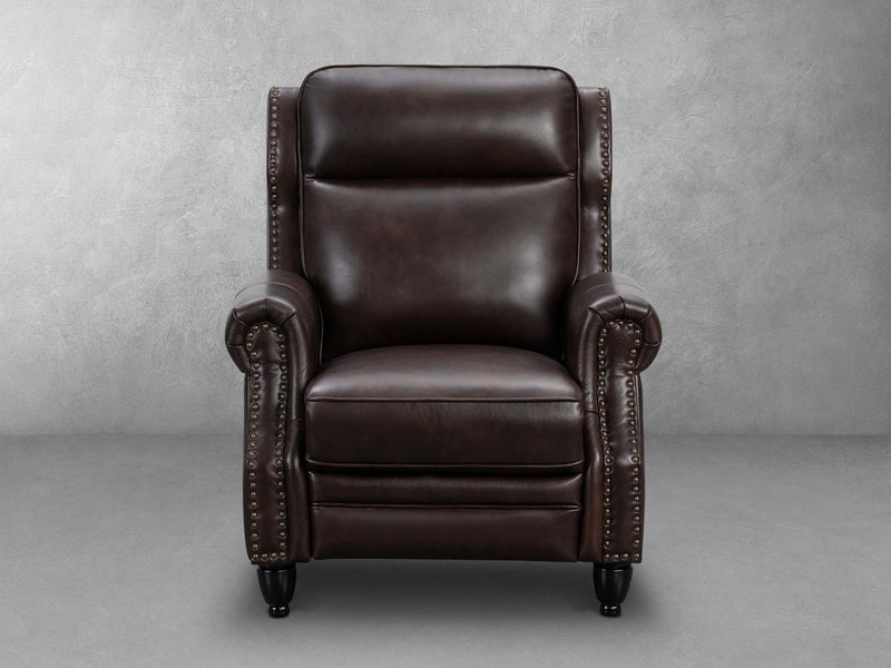 Pollenzo Leather Pushback Recliner