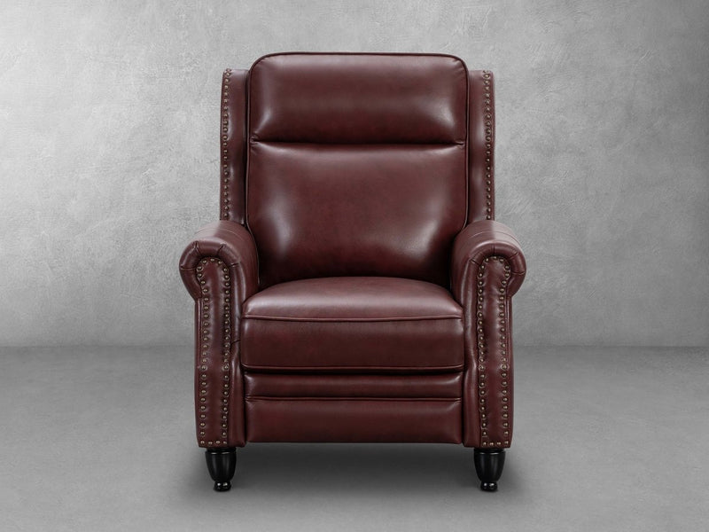 Pollenzo Leather Pushback Recliner