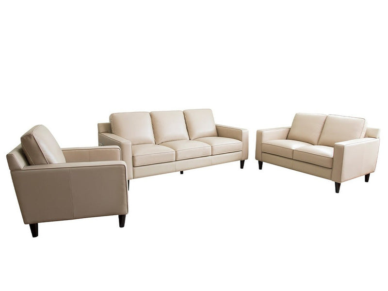 Milton 3-pc Leather Sofa Set