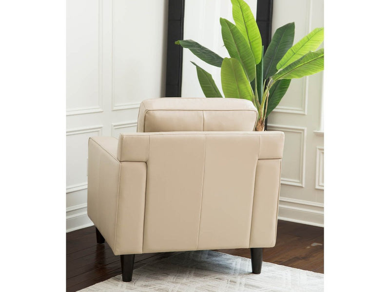 Milton Leather Sofa and Armchair Set