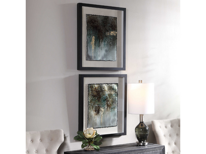 Abbyson Home Rapt Patina Framed Prints, Set of 2