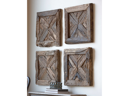 Abbyson Home Remi Reclaimed Wood Wall Art