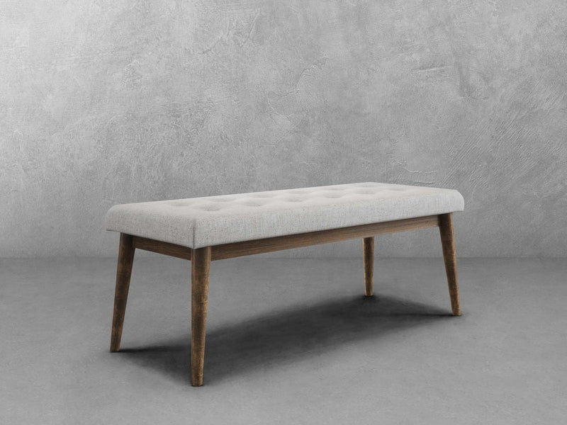 Retro Tufted Bench