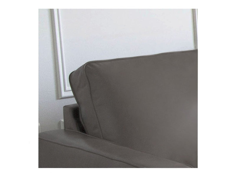Holloway Mid-Century Leather Sofa