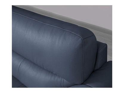 Cadence Top Grain Leather Loveseat, Blue Default Title