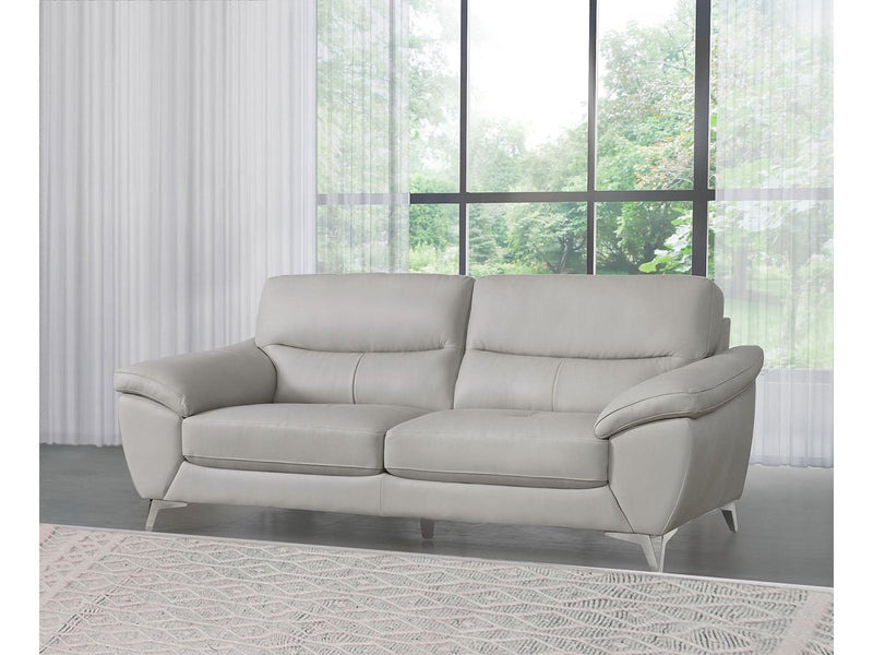 Cadence Top Grain Leather 2-pc Sofa and Loveseat Set