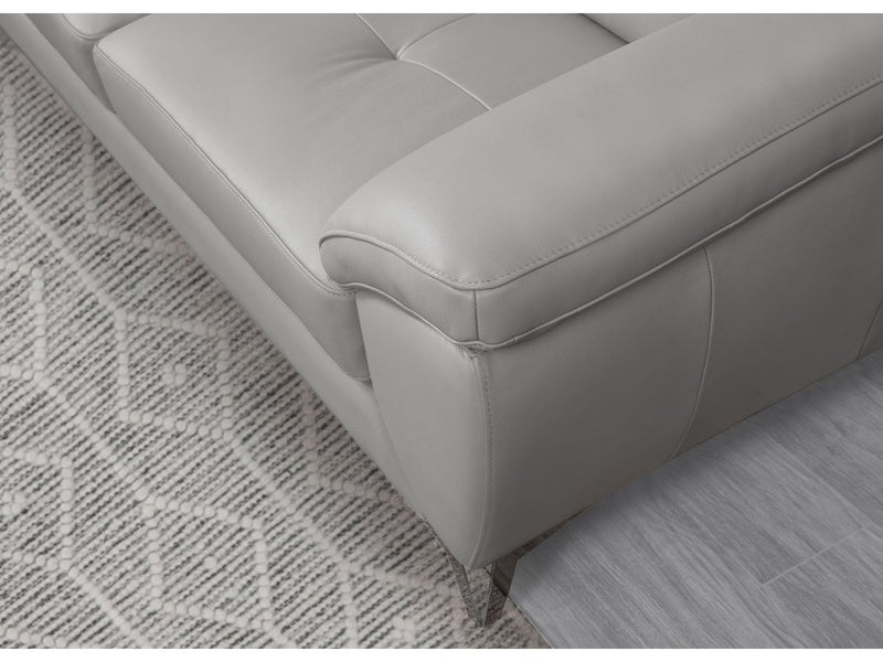 Cadence Top Grain Leather 2-pc Sofa and Loveseat Set