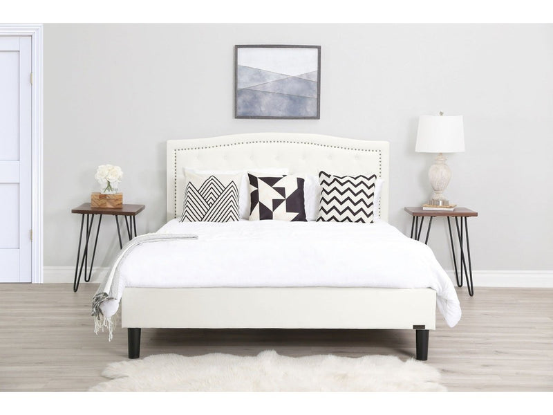 Mandy Black Tufted Bed