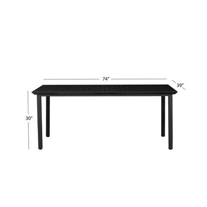 Santino® Outdoor 74" Rectangle Dining Table