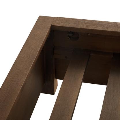 JoJo Fletcher Sawyer Oak & Grasscloth Bed, Brown - Queen