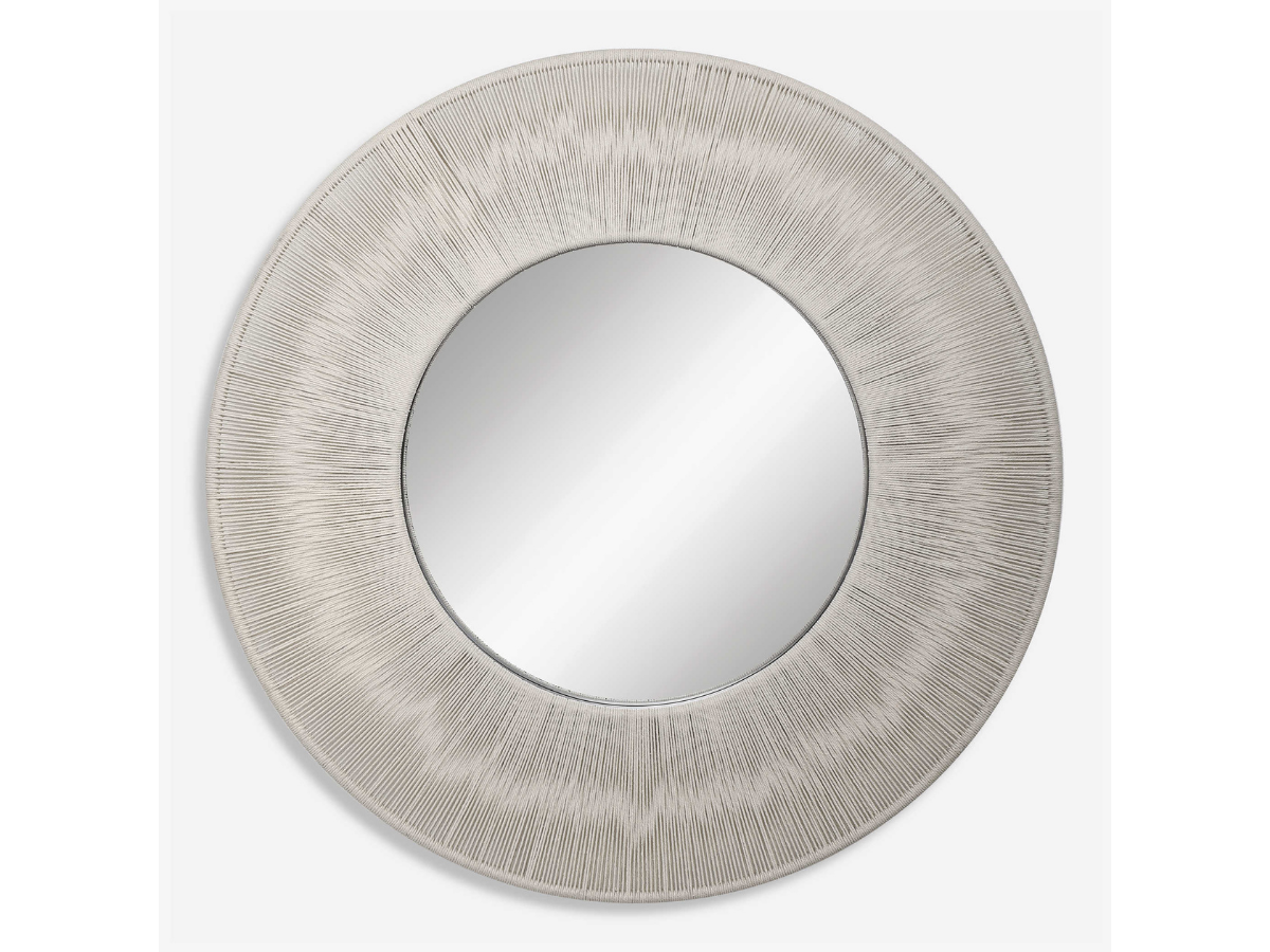 Abbyson Home Scyla Round Mirror