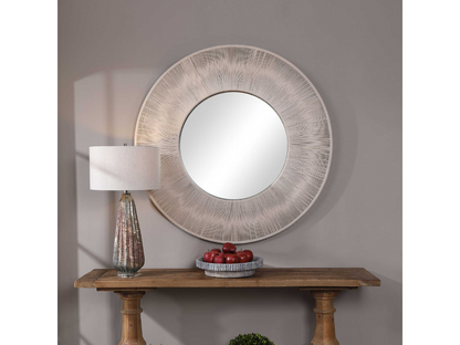 Abbyson Home Scyla Round Mirror