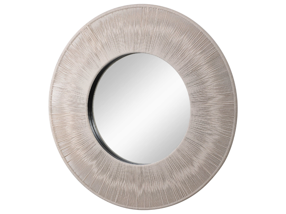 Abbyson Home Scyla Round Mirror