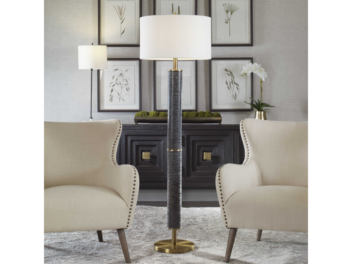 Abbyson Home Sloane Rustic Floor Lamp