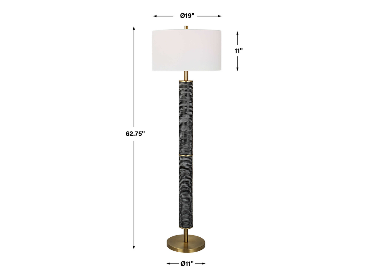 Abbyson Home Sloane Rustic Floor Lamp